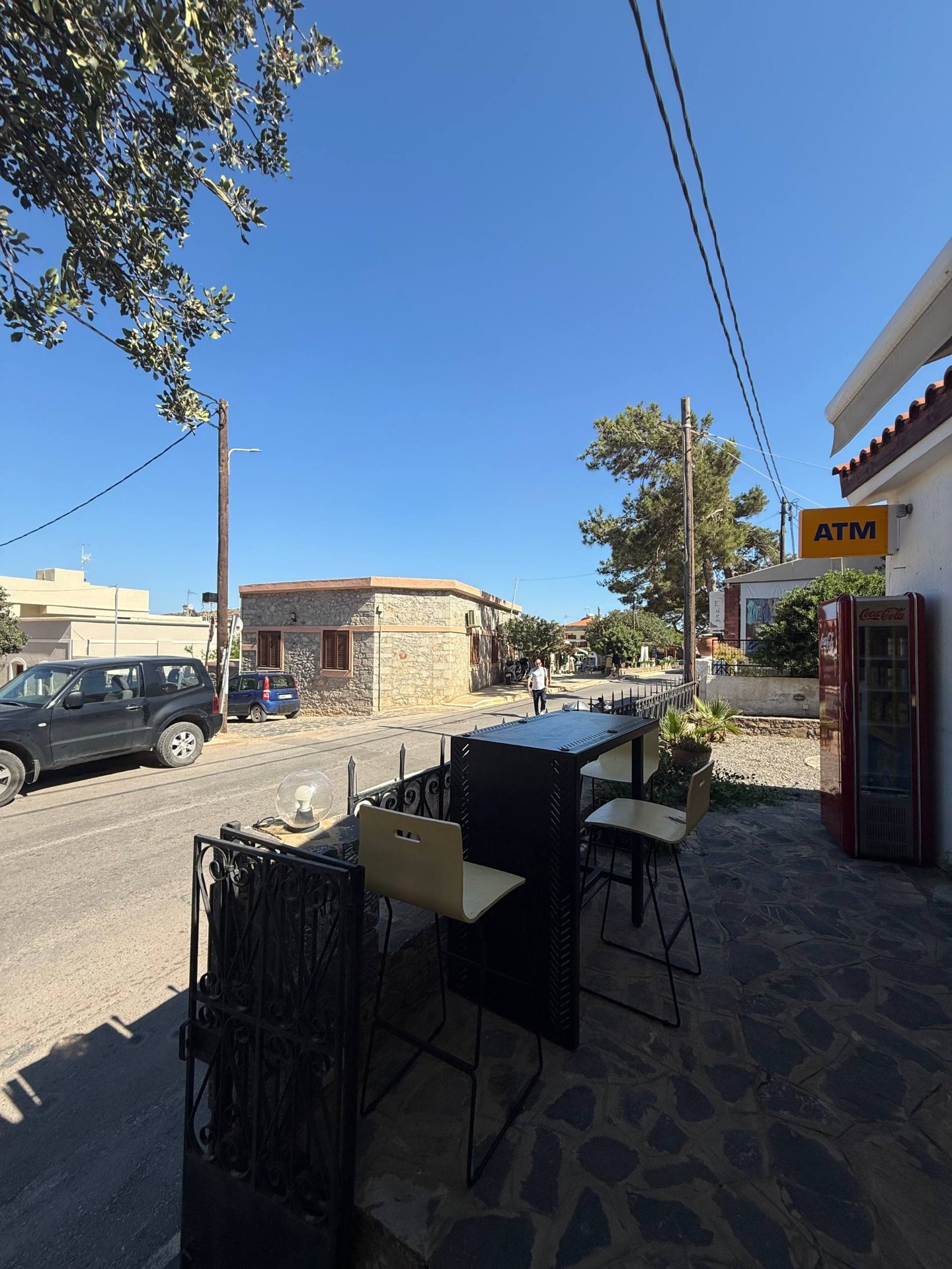 Plaka street view from The Island café